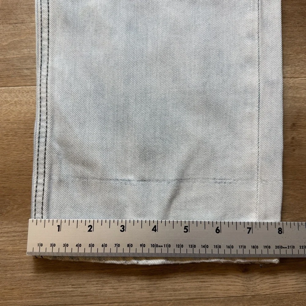 Diesel Belther Jeans Men‎ 38x34 Blue Slim Tapered Acid Wash Destroyed 3D Finish